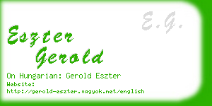 eszter gerold business card